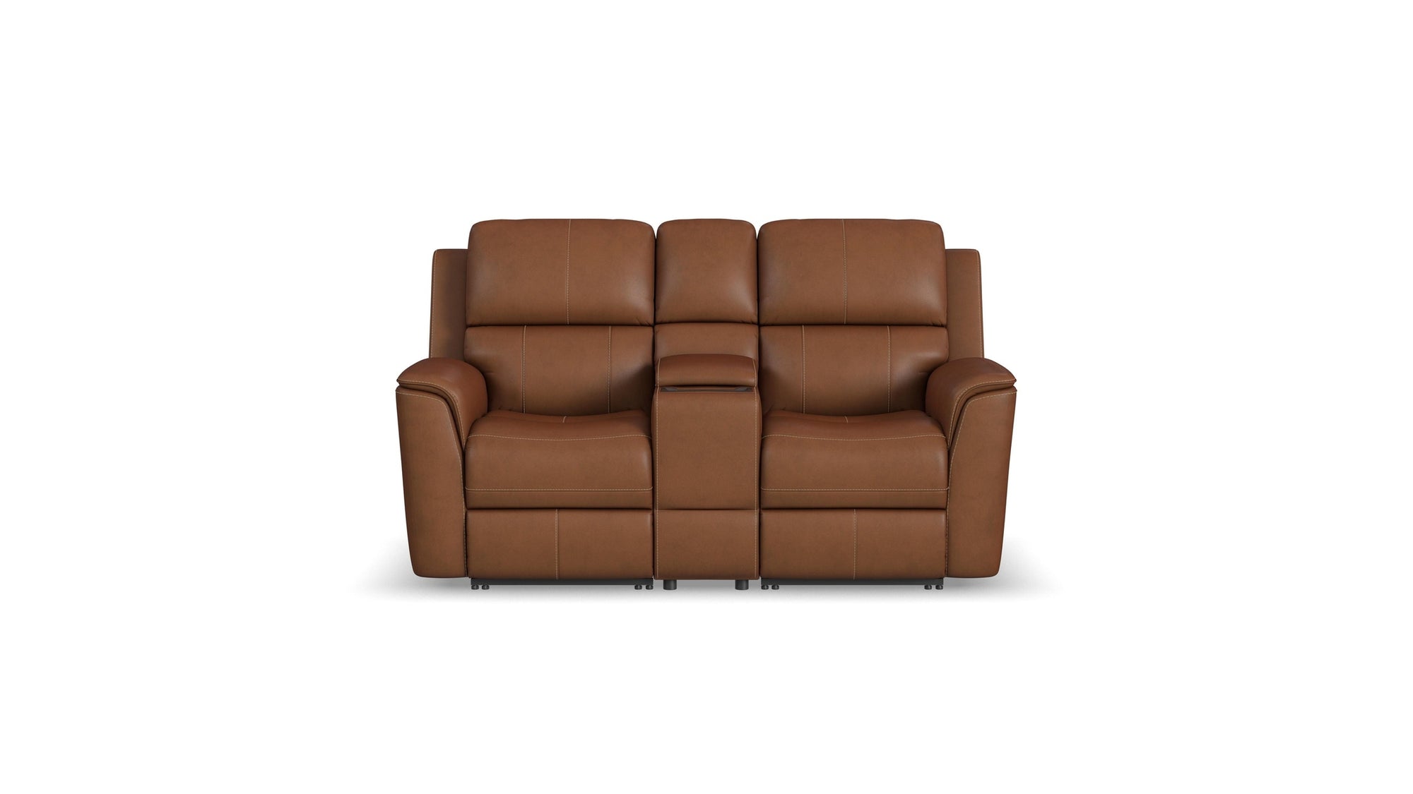 Henry - Power Reclining Loveseat With Console &amp; Power Headrests &amp; Lumbar