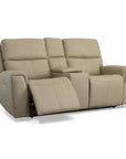 Jarvis - Power Reclining Loveseat With Console & Power Headrests