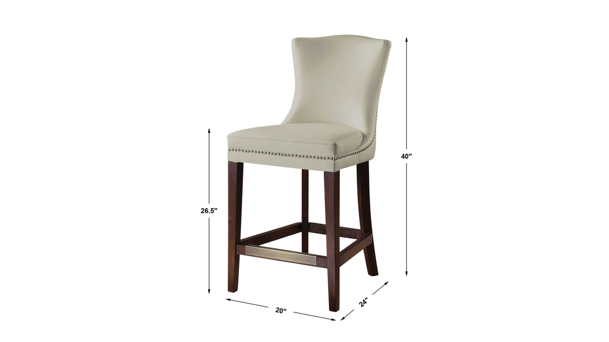 Dariela - Counter Stool - White