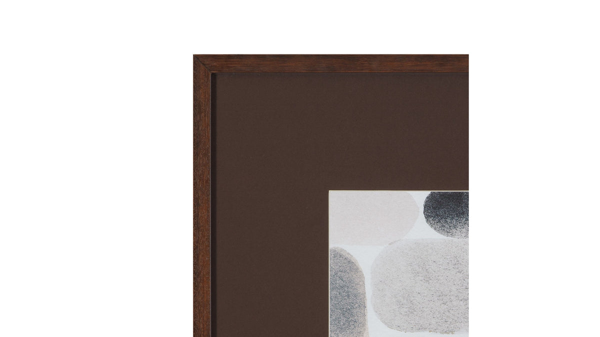 Stone Secrets III Framed Print - Brown
