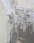 Natural Springs - Hand Painted Canvas Art - Light Gray