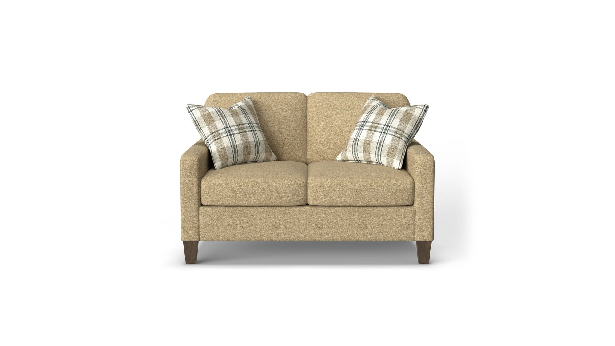 Moxy - Fabric Loveseat With Straight Track Arms