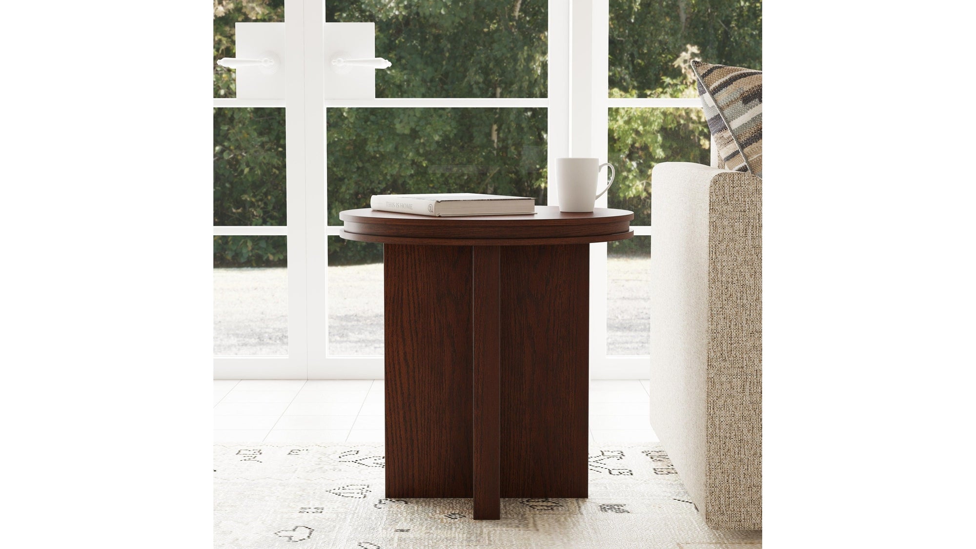 Waterfall - Round End Table