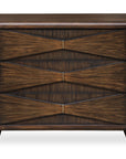 Bowtie - 3 Drawer Mid-Century Chest - Dark Brown