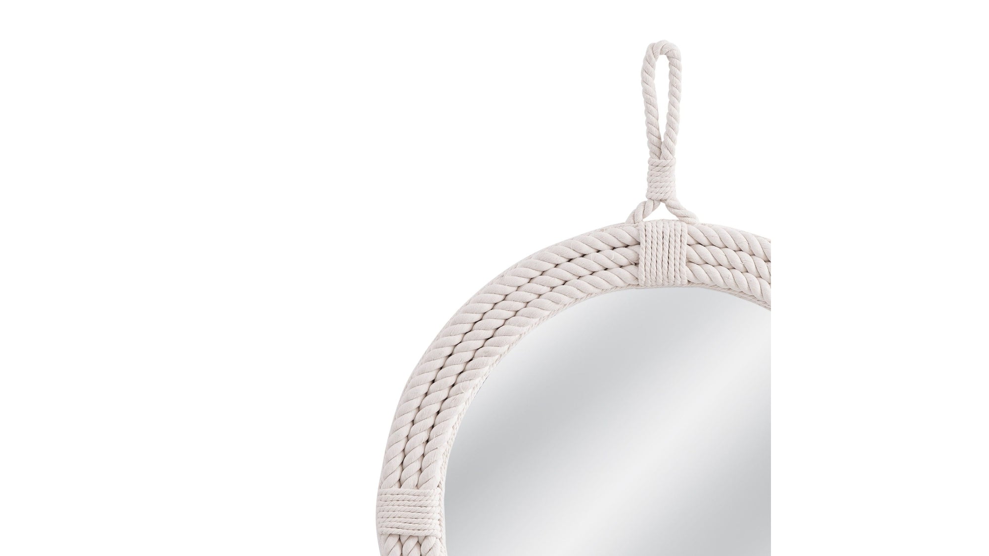 Guedry - Wall Mirror - Natural Rope