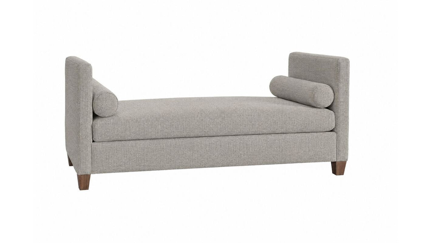 Tide &amp; Timber - Upholstered Daybed - Ash Gray / Luxe Blue Oak