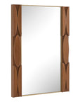 Macario - Mid-Century Wood Mirror - Woodtone