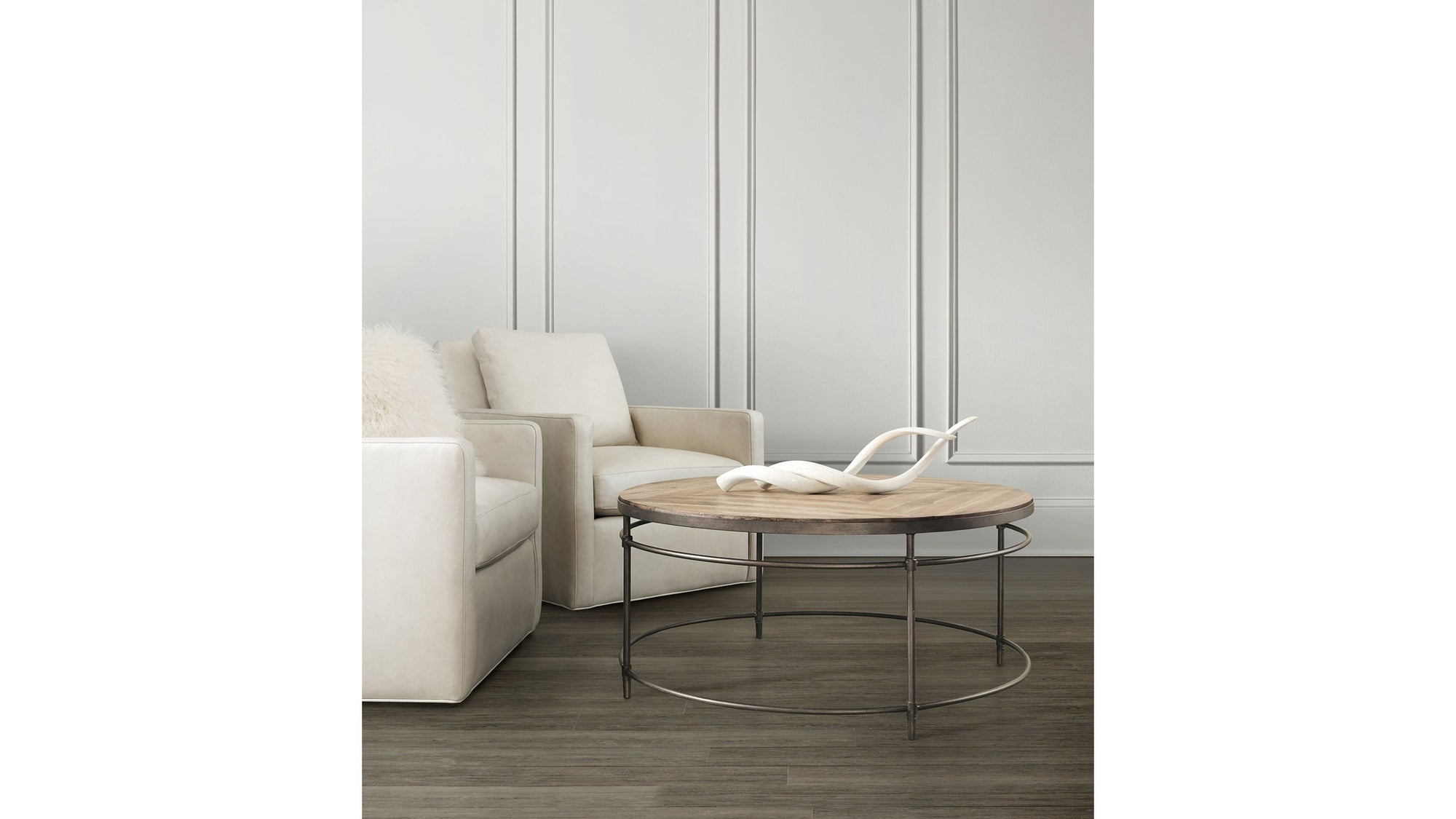 Commerce And Market - Saint Armand Round Cocktail Table