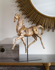 Caballo - Dorado Horse Sculpture - Gold