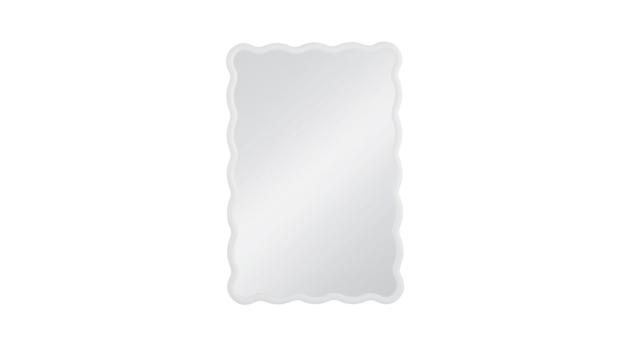 Bryony - Rectangle Wall Mirror - White