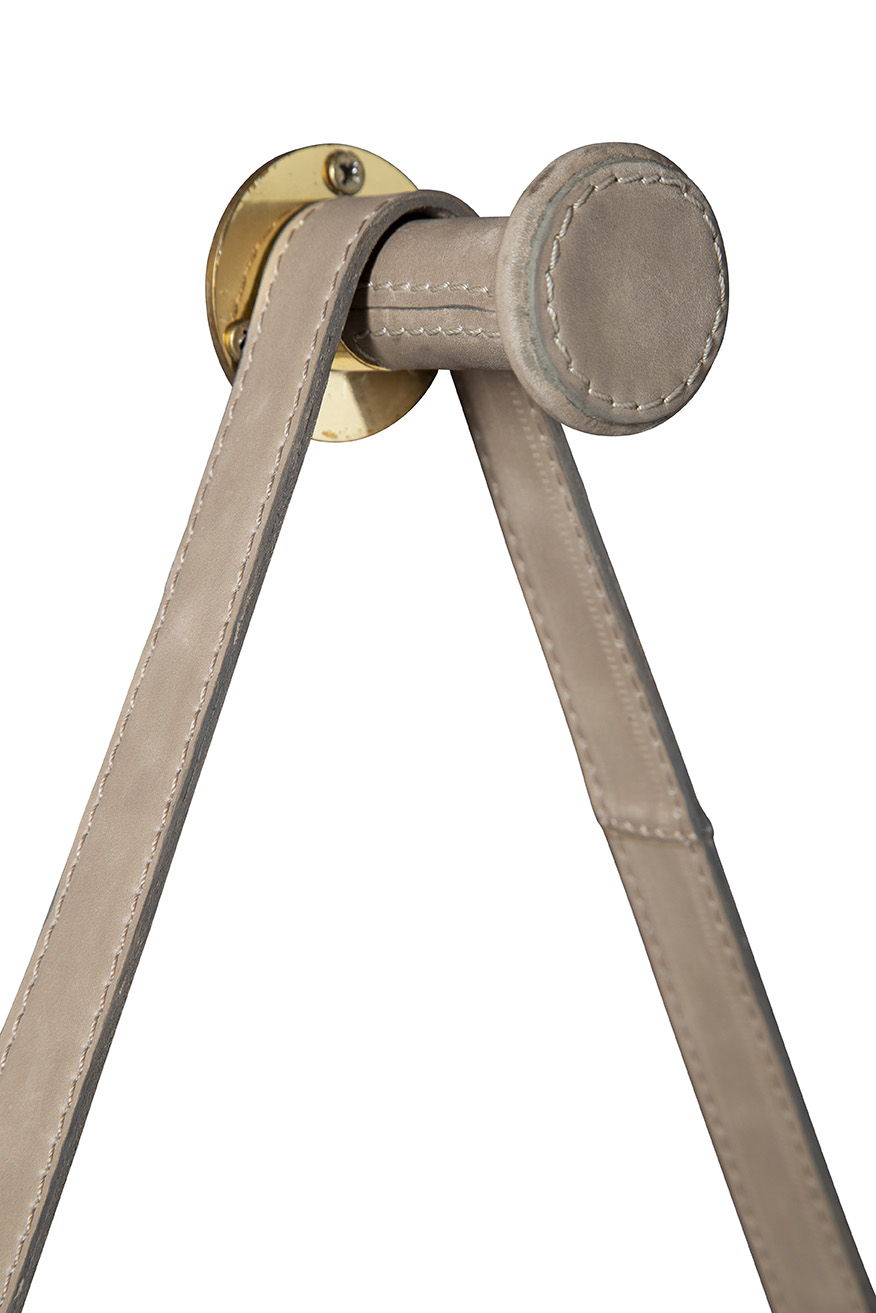 Heather - Hanging Mirror - Beige