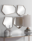 Linneah - Modern Mirrors (Set of 4) - Gold