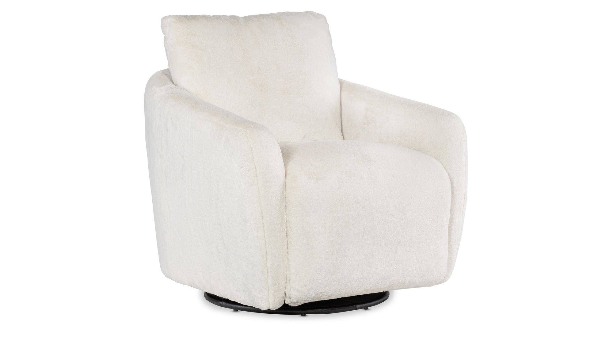 CC - Bonnie Swivel Chair With Power Footrest - White