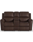 Henry - Power Reclining Loveseat With Console & Power Headrests & Lumbar
