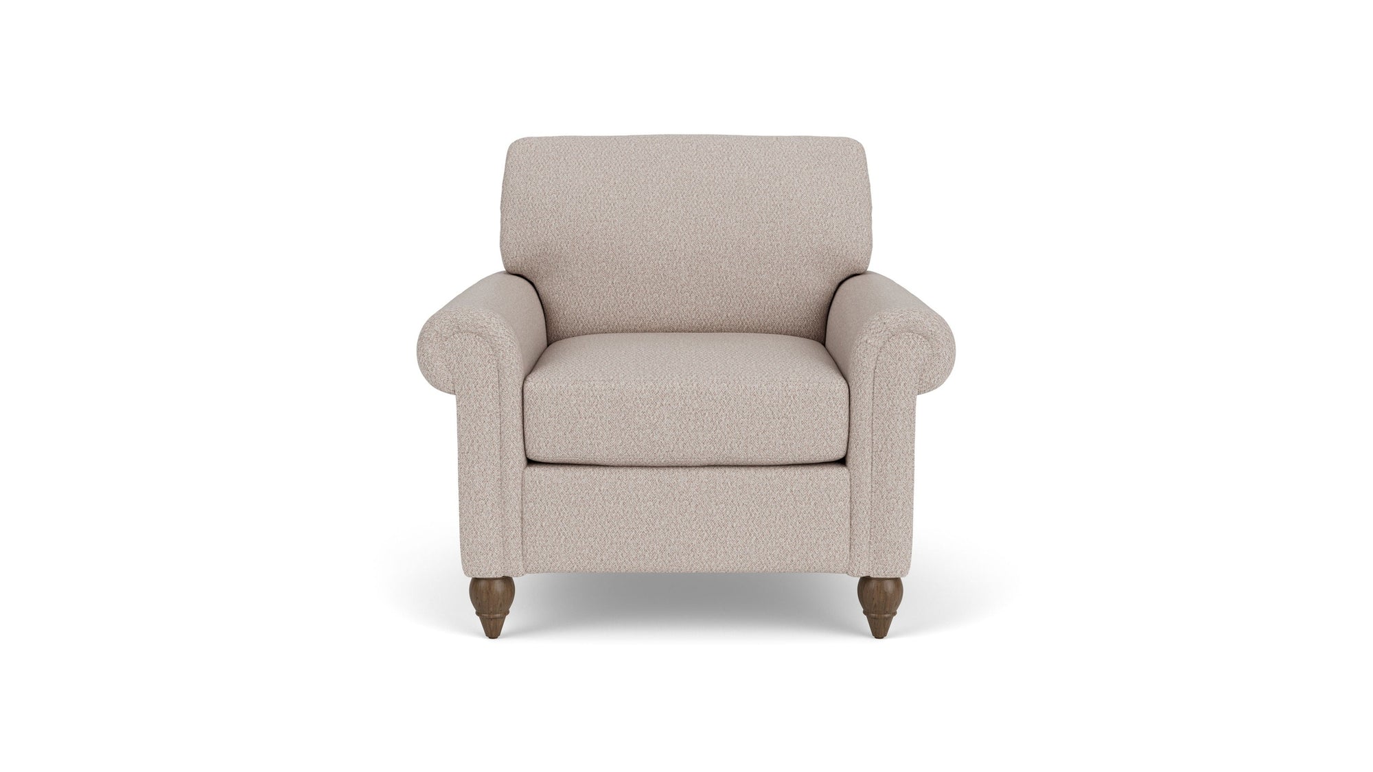 Moxy - Fabric Chair With Rolled Arms