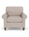 Moxy - Fabric Chair With Rolled Arms