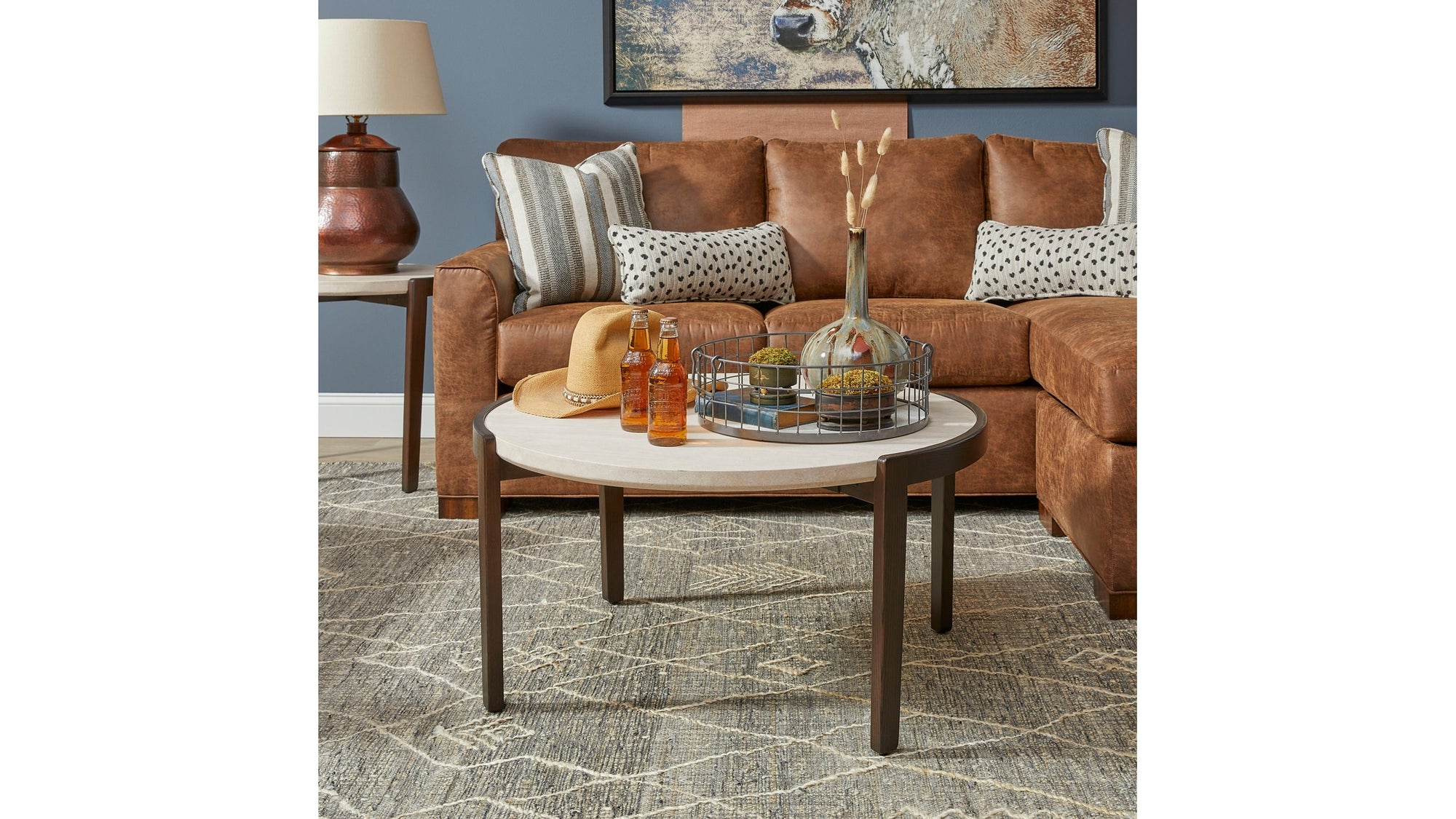 Palette - Occasional Round Coffee Table - Beige