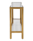 Kendrick - Glass Console Table - Gold