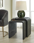 Interpose - Nesting Side Table (Set of 2) - Black