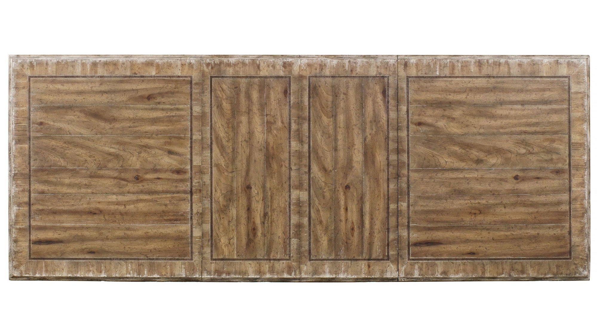 Chatelet - Rectangle Leg Dining Table With 2 18" Leaves - Light Brown