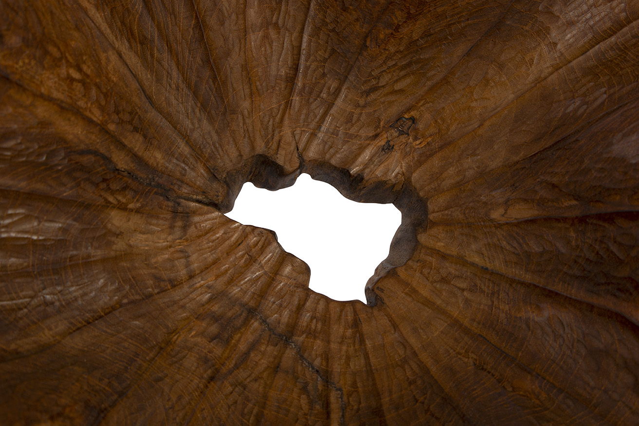 All Teak Bowl - Dark Brown
