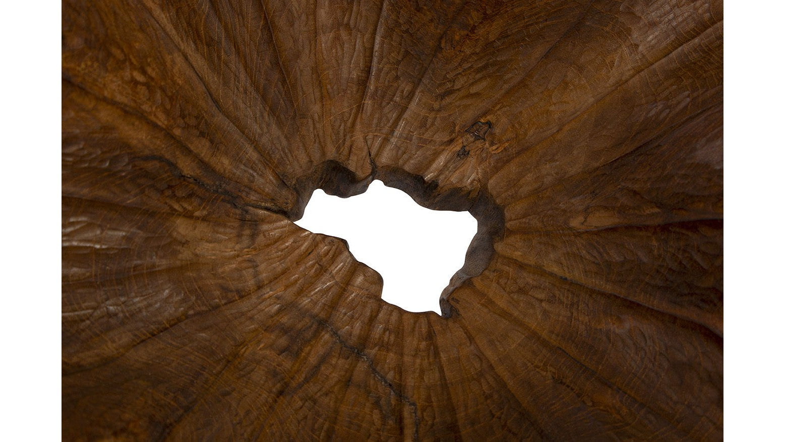 All Teak Bowl - Dark Brown