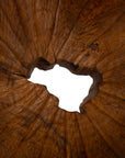 All Teak Bowl - Dark Brown