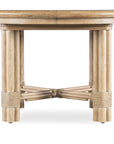 Retreat - Pole Rattan Round Dining Table With 1-20in Leaf