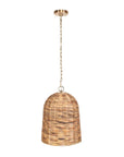 Rotorua - 1 Light Sea Grass Pendant - Light Brown