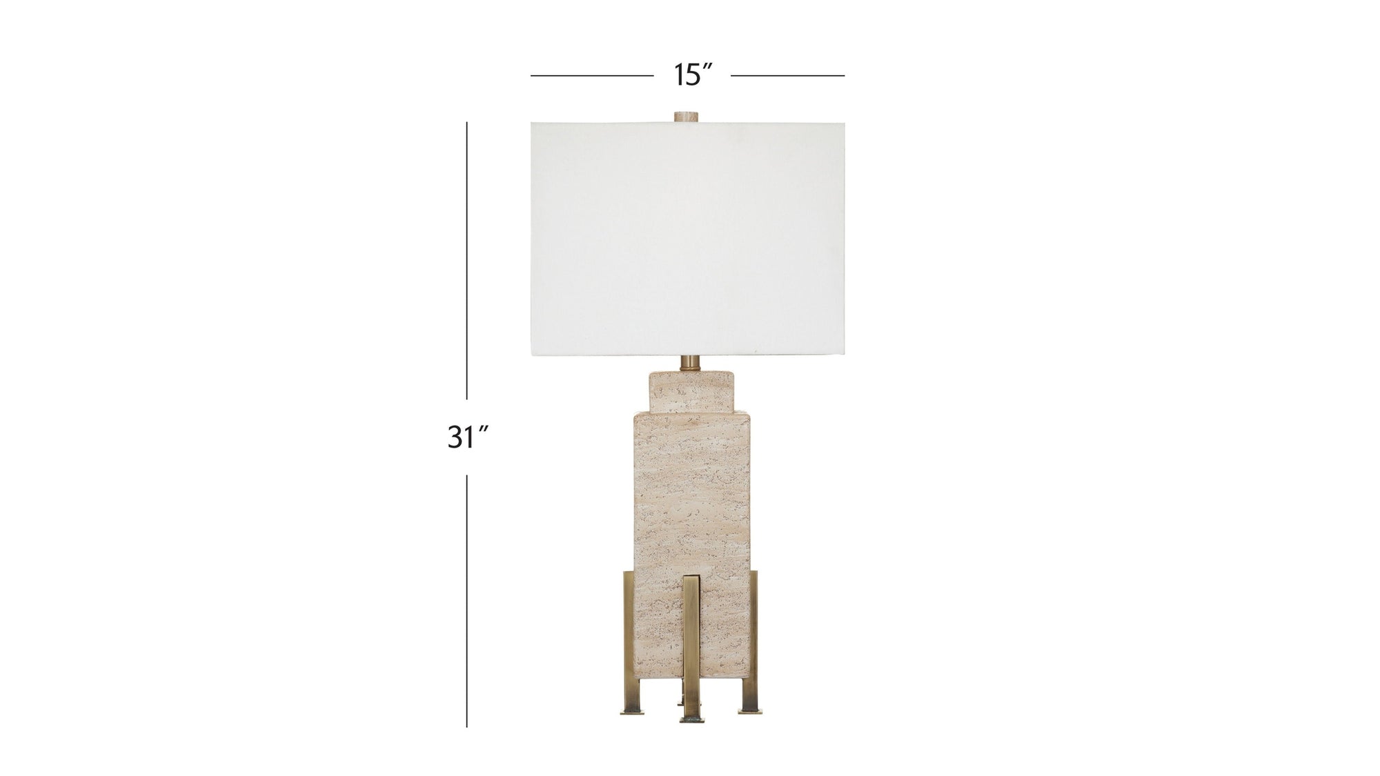 Iris - Table Lamp - Beige