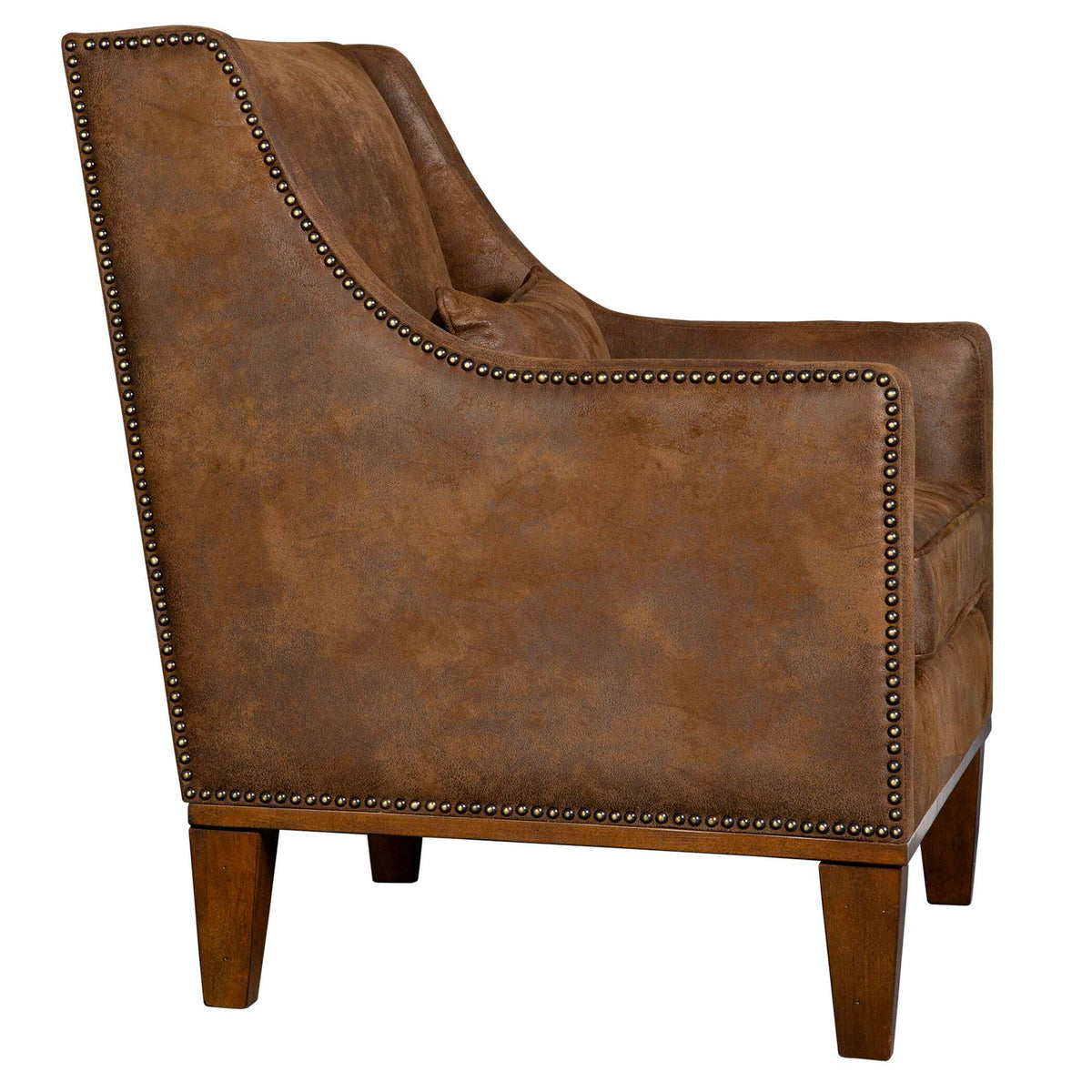 Clay - Leather Armchair - Dark Brown