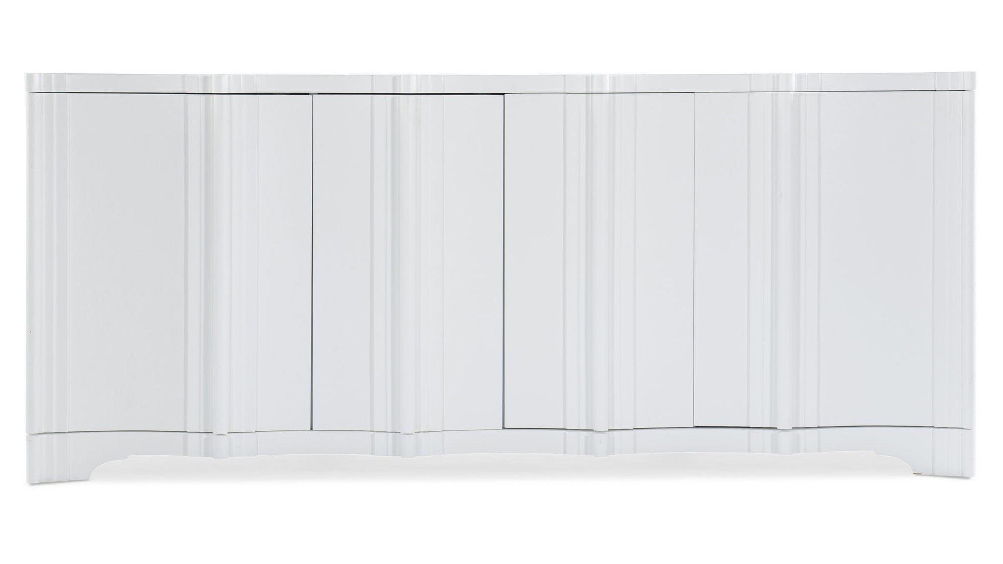 Melange - Corinth 4-Door Entertainment Console - White