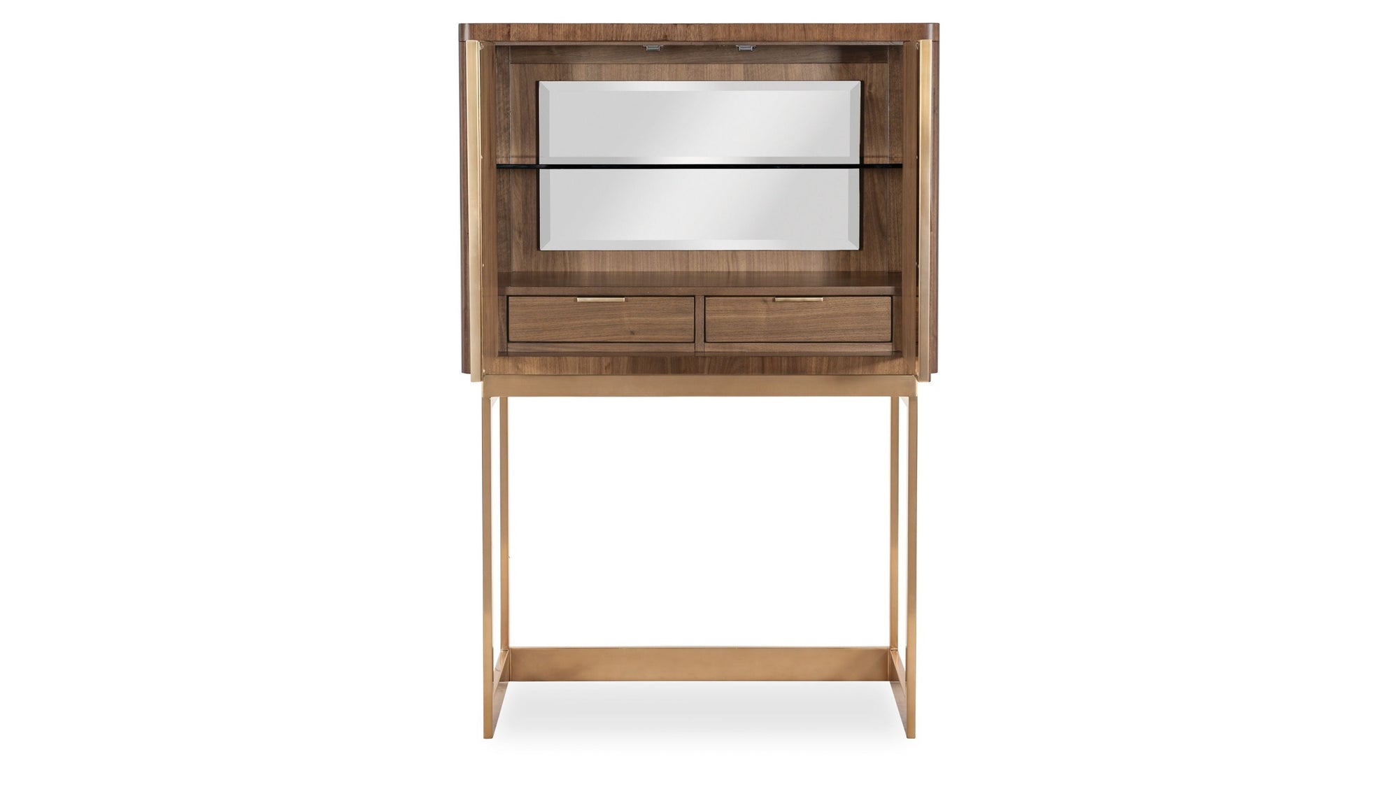 Eleana - Bar On Stand - Medium Wood