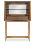 Eleana - Bar On Stand - Medium Wood