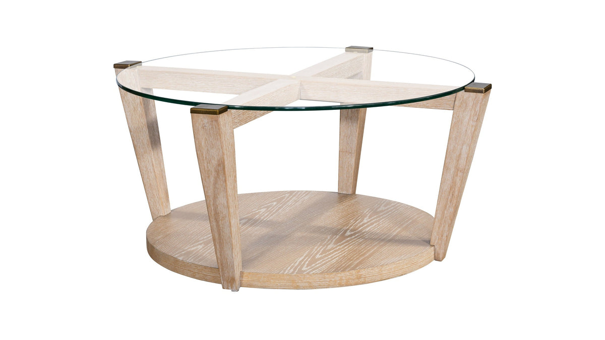 Dunes - Cocktail Table - Bleached Oak