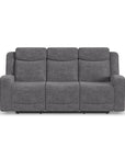 Ridge - Power Reclining Sofa With Power Headrests - Granite