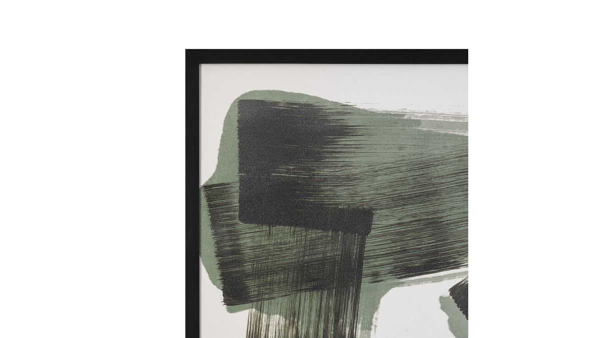 Dynamic Design Framed Print - Black