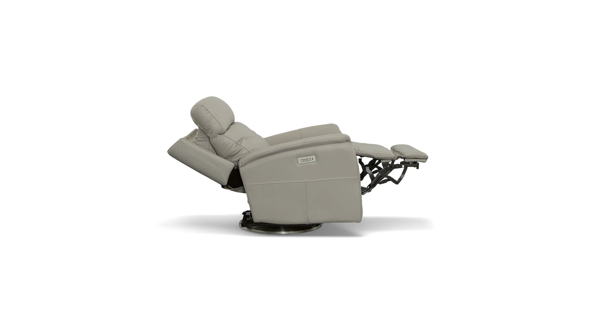 View - Power Swivel Recliner With Power Headrest