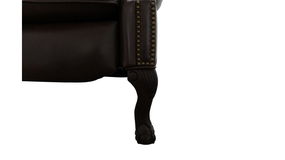 Danbury - Push Thru The Arm Recliner - Clifton-Chocolate