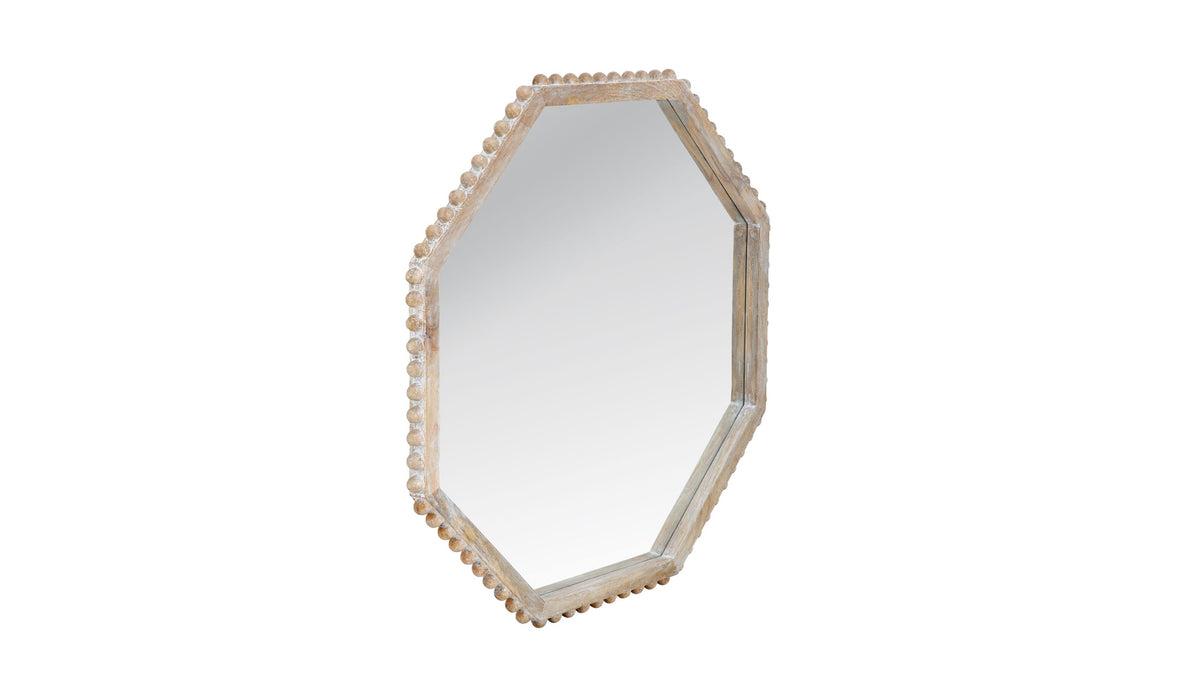 Virz - Wall Mirror - White Wash