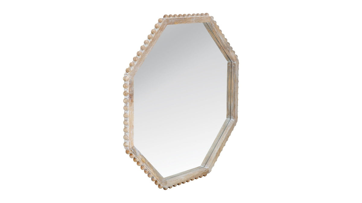 Virz - Wall Mirror - White Wash