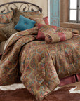 San Angelo - Full Comforter Set (Set of 4) - Red