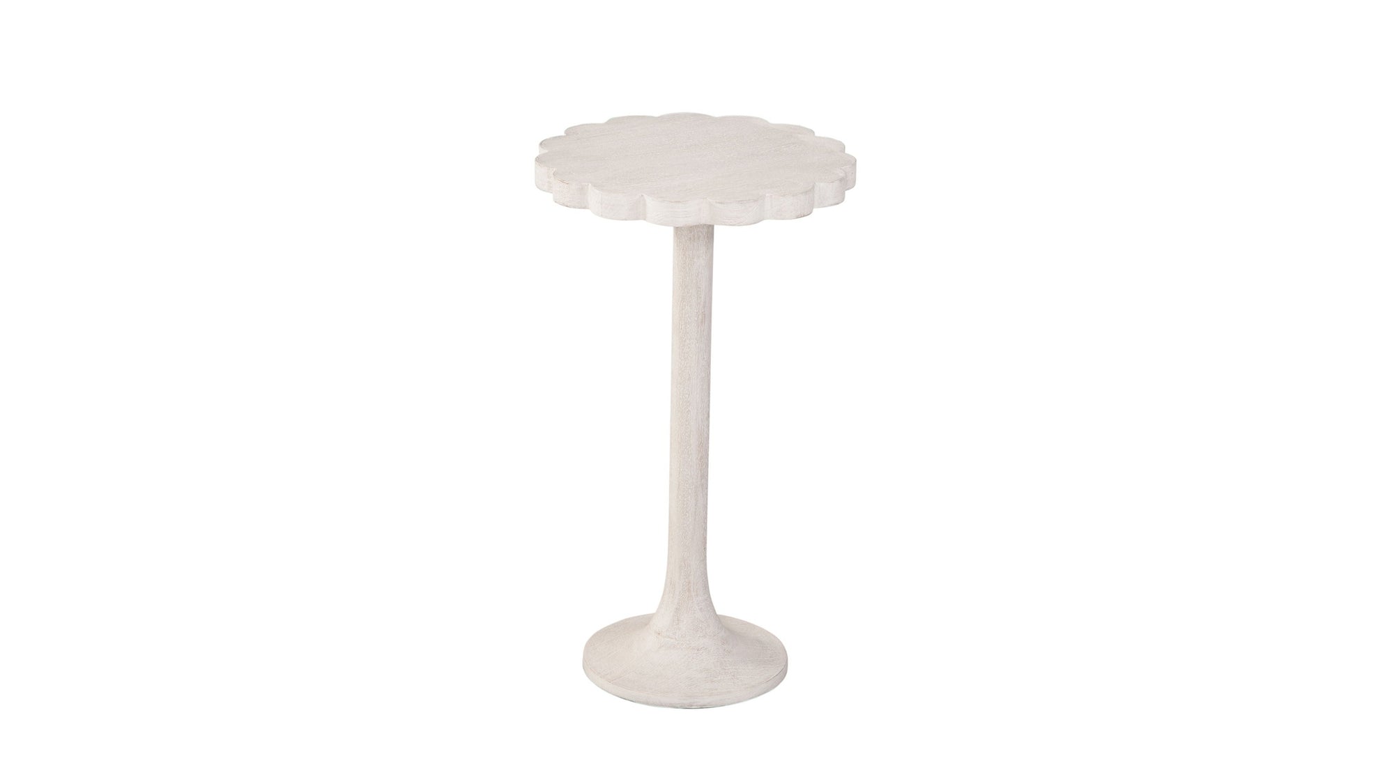 Keiran - Accent Table - Sandblasted White Wash