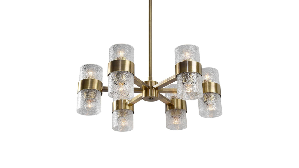 Marinot - 12 Light Chandelier - Gold