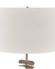 Akoa - Metal Disc Table Lamp - Brass,Gold