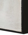 Folding - Time Framed Abstract Art - Black / Brown / Gray / White