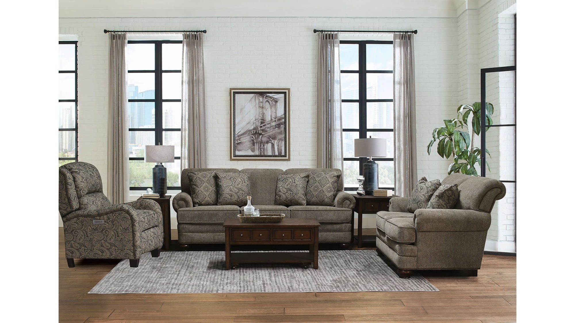 Reed - Loveseat With Nails