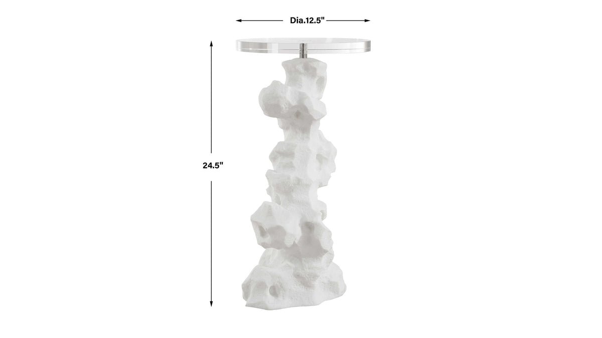 Remnant - White Stone Drink Table