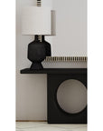 Hartley - Table Lamp - Dark Gray / White