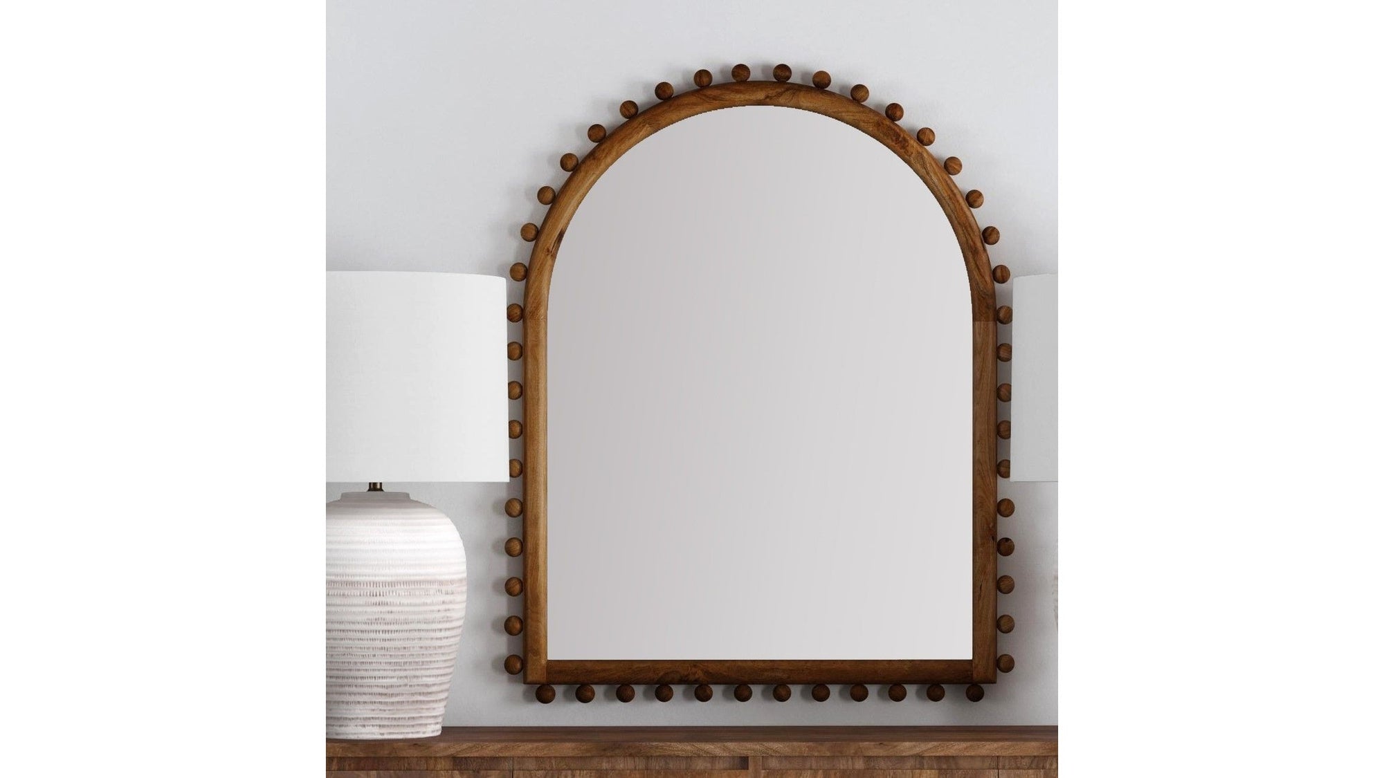 Tioga - Wall Mirror - Brown